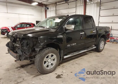 2015 Nissan Titan Sv из США, поврежденный, VIN 1N6BA0EC7FN509360